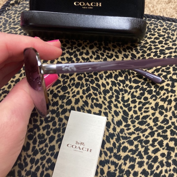 Coach sunglasses. Never worn. Too small for my big head. - Picture 7 of 7